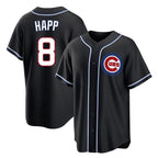 Kooe C.Cubs #8 Ian Happ Player Black Fashion Out Game Stitched Jerseys