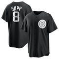 Kooe C.Cubs #8 Ian Happ Player Black Game Stitched Jerseys