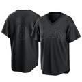 Kooe C.Cubs #8 Ian Happ Player Black T-shirt Home Game Stitched Jerseys