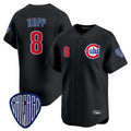 Kooe C.Cubs #8 Ian Happ Player Black Vapor Premier Limited Home Stitched Jerseys