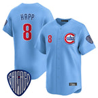 Kooe C.Cubs #8 Ian Happ Player Blue Vapor Premier Limited Home Stitched Jerseys