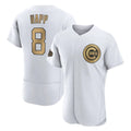 Kooe C.Cubs #8 Ian Happ Player Gold All-Star Limited Elite Home Game Stitched Jerseys