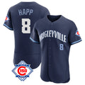 Kooe C.Cubs #8 Ian Happ Player Navy City Connect 150th Anniversary Limited Elite Home Stitched Jerseys