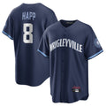 Kooe C.Cubs #8 Ian Happ Player Navy City Connect Home Game Stitched Jerseys