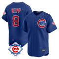 Kooe C.Cubs #8 Ian Happ Player Royal 150th Anniversary Limited Home Stitched Jerseys