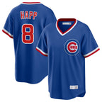 Kooe C.Cubs #8 Ian Happ Player Royal T-shirt Cooperstown Collection Limited Stitched Jerseys