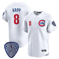 Kooe C.Cubs #8 Ian Happ Player White Vapor Premier Limited Home Stitched Jerseys