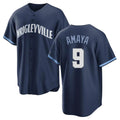 Kooe C.Cubs #9 Miguel Amaya Player Navy City Connect Home Game Stitched Jerseys