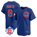 Kooe C.Cubs #9 Miguel Amaya Player Royal 150th Anniversary Limited Home Stitched Jerseys