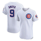 Kooe C.Cubs #9 Miguel Amaya Player White Limited Elite Home Game Stitched Jerseys