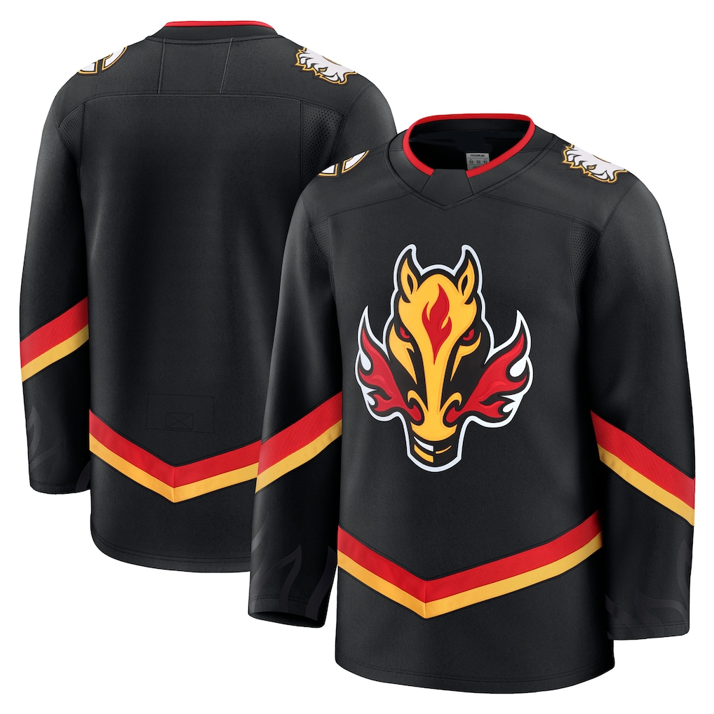 Kooe C.Flames Black Alternate Premium Jerseys
