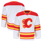 Kooe C.Flames White Away Authentic Pro Jerseys