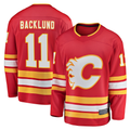 Kooe C.Flames #11 Mikael Backlund Red Home Breakaway Player Jerseys