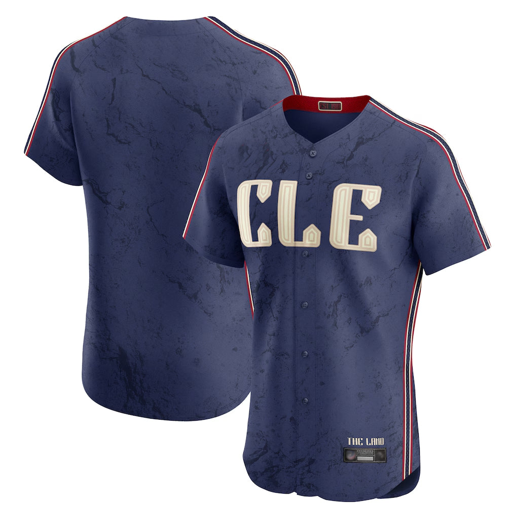 Kooe C.Guardians Navy City Connect Limited Elite Home Blank Player Stitched Jerseys