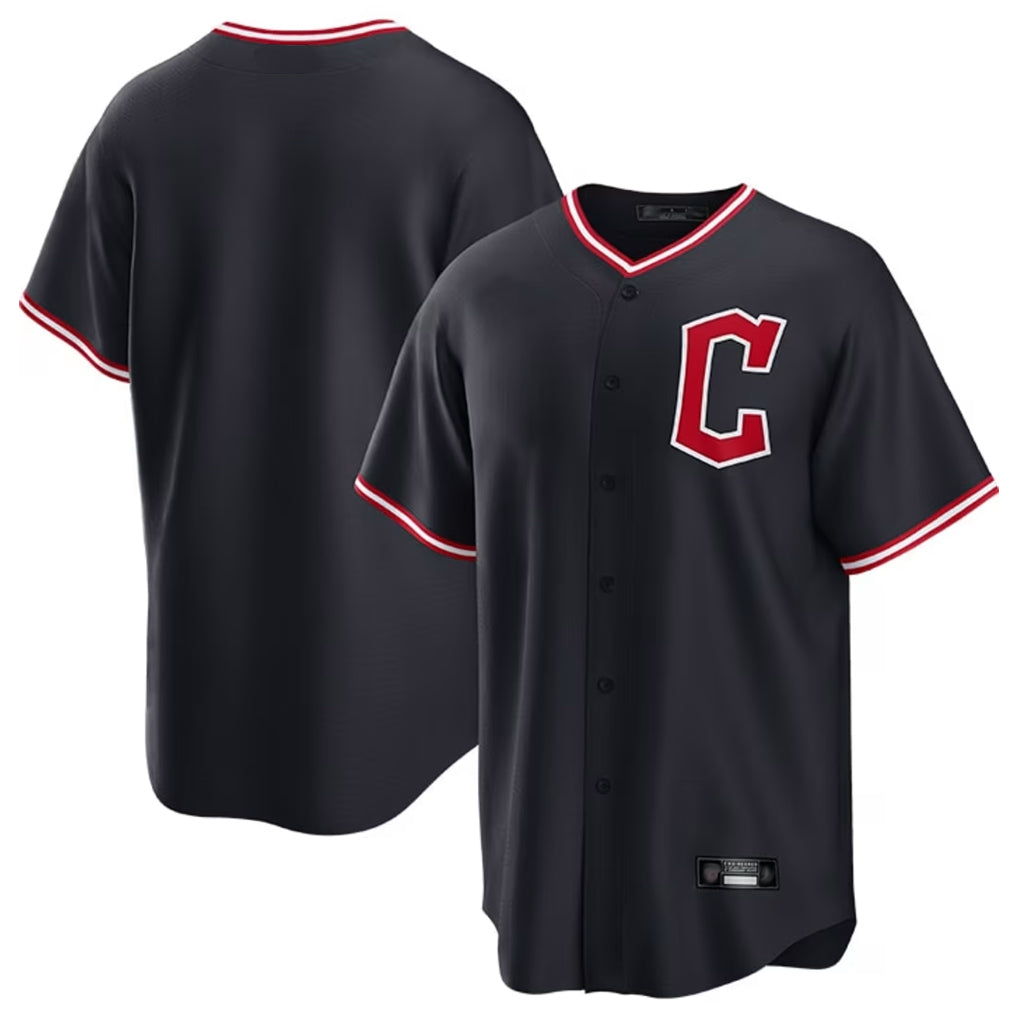 Kooe C.Guardians Navy Home Game Blank Player Stitched Jerseys