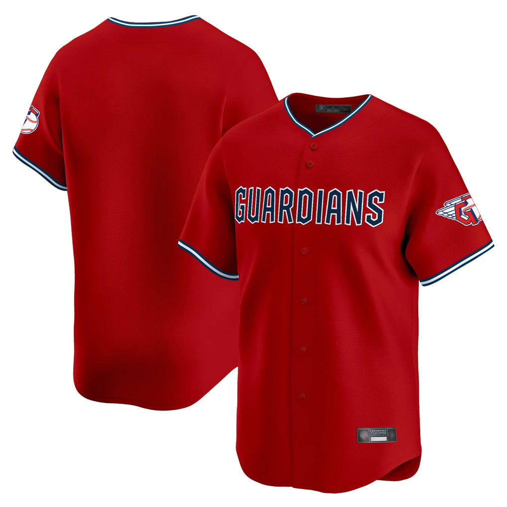 Kooe C.Guardians Red Limited Home Blank Player Stitched Jerseys