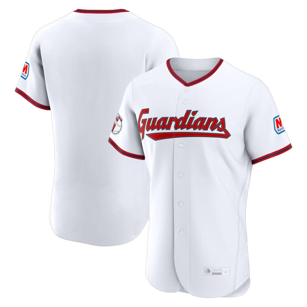 Kooe C.Guardians White Limited Elite Home Blank Player Stitched Jerseys
