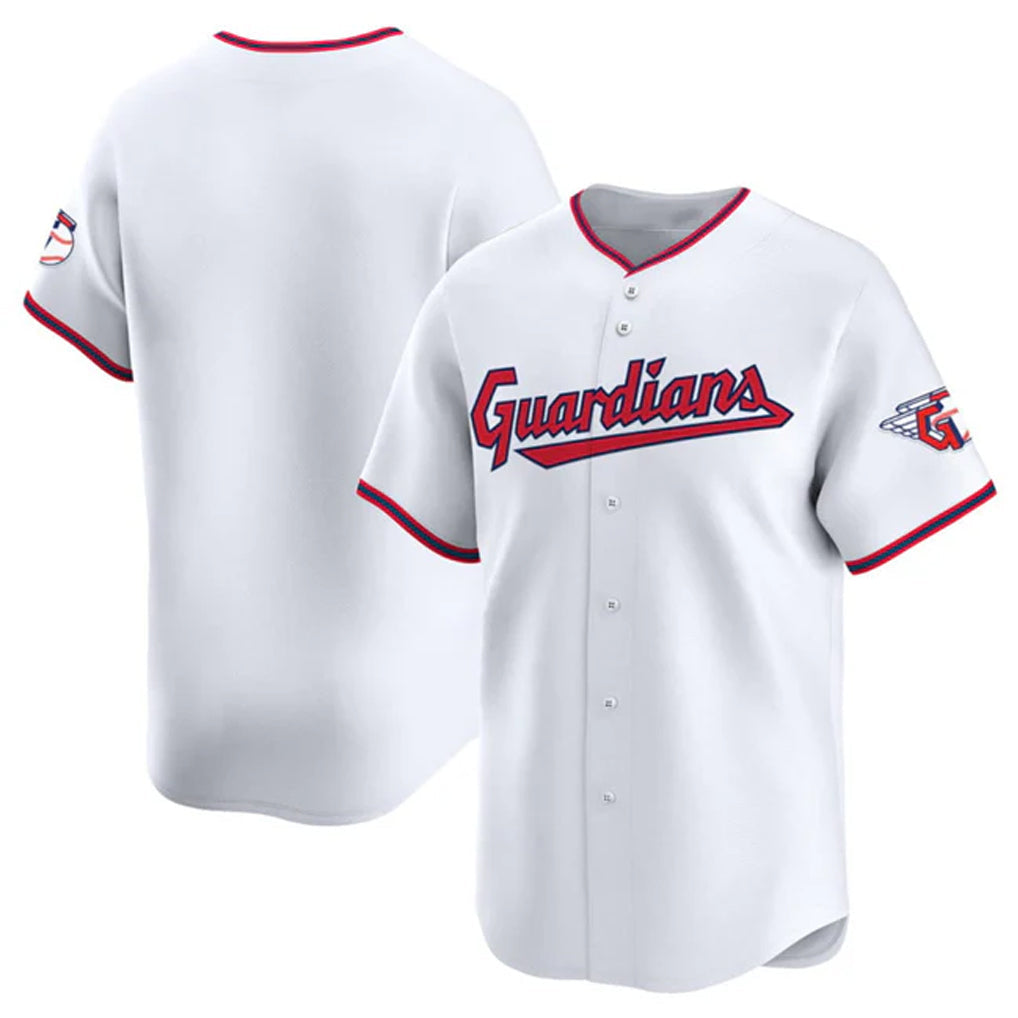 Kooe C.Guardians White Limited Home Blank Player Stitched Jerseys