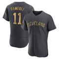 Kooe C.Guardians #11 Jose Ramirez Player Charcoal All-Star Limited Elite Home Stitched Jerseys