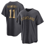 Kooe C.Guardians #11 Jose Ramirez Player Charcoal All-Star Limited Home Stitched Jerseys