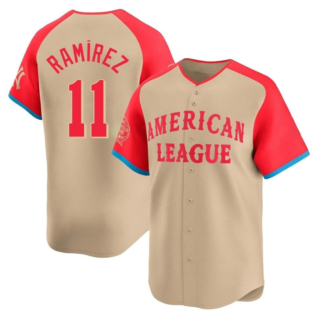 Kooe C.Guardians #11 Jose Ramirez Player Cream American League All-Star Limited Home Stitched Jerseys