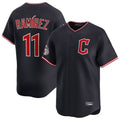 Kooe C.Guardians #11 Jose Ramirez Player Navy Limited Home Stitched Jerseys