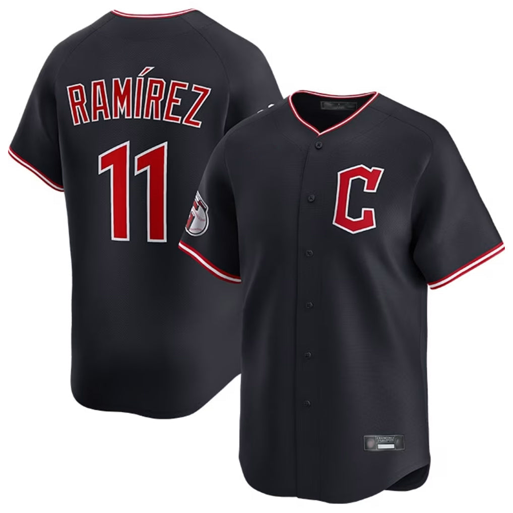 Kooe C.Guardians #11 Jose Ramirez Player Navy Limited Home Stitched Jerseys