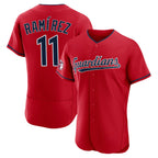 Kooe C.Guardians #11 Jose Ramirez Player Red Limited Elite Home Stitched Jerseys