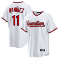 Kooe C.Guardians #11 Jose Ramirez Player White Game Home Stitched Jerseys