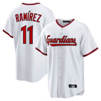 Kooe C.Guardians #11 Jose Ramirez Player White Game Home Stitched Jerseys