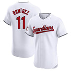 Kooe C.Guardians #11 Jose Ramirez Player White Limited Elite Home Stitched Jerseys