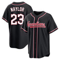 Kooe C.Guardians #23 Bo Naylor Player Black Fashion Out Home Game Stitched Jerseys