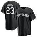 Kooe C.Guardians #23 Bo Naylor Player Black Home Game Stitched Jerseys
