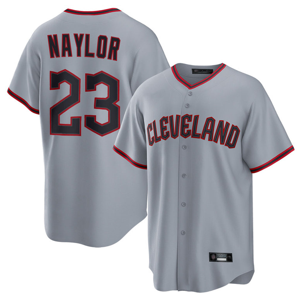 Kooe C.Guardians #23 Bo Naylor Player Gray Home Game Stitched Jerseys