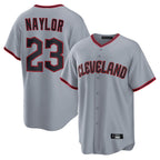 Kooe C.Guardians #23 Bo Naylor Player Gray Home Game Stitched Jerseys