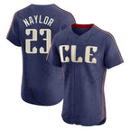 Kooe C.Guardians #23 Bo Naylor Player Navy City Connect Limited Elite Home Stitched Jerseys
