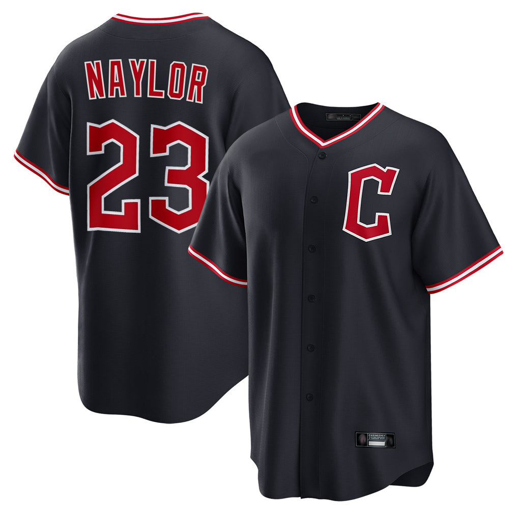 Kooe C.Guardians #23 Bo Naylor Player Navy Home Game Stitched Jerseys