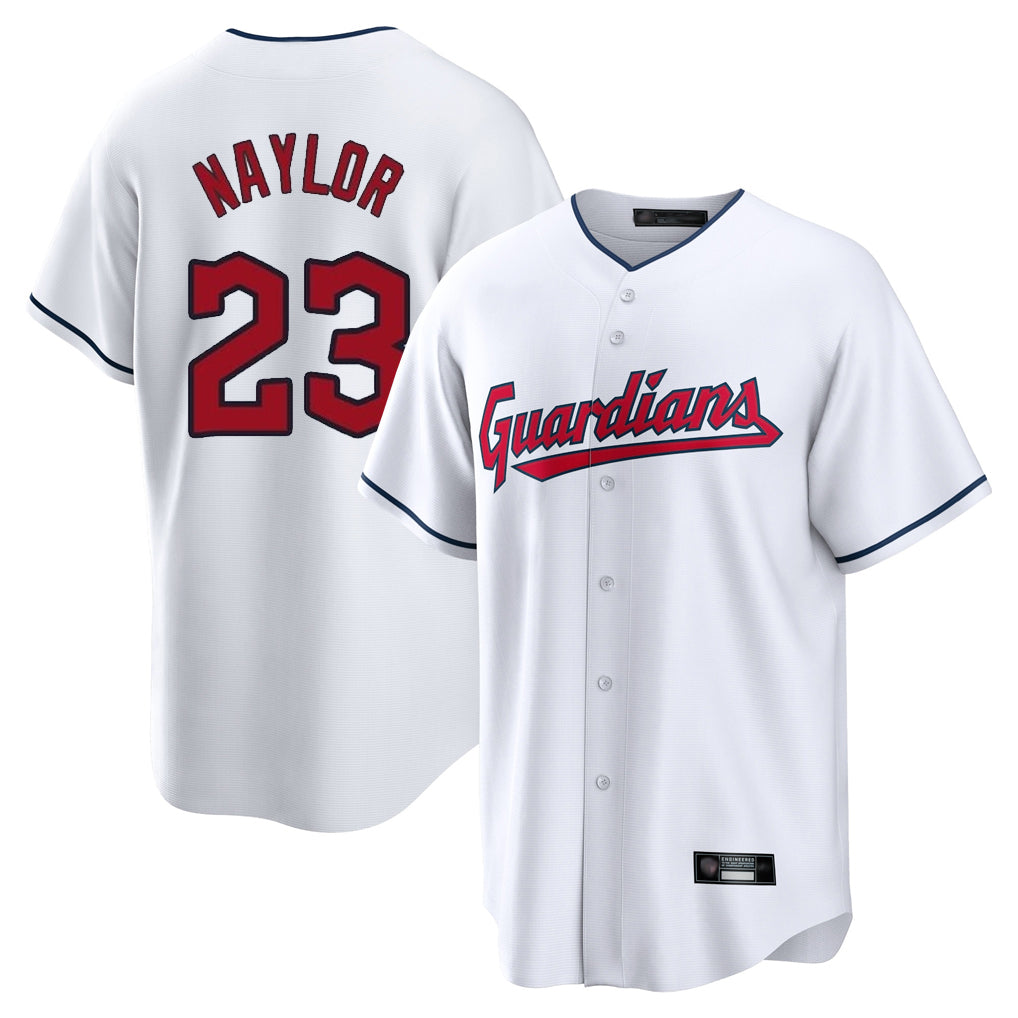 Kooe C.Guardians #23 Bo Naylor Player White Home Game Stitched Jerseys