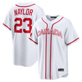 Kooe C.Guardians #23 Bo Naylor Player White World Classic Home Game Stitched Jerseys