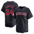 Kooe C.Guardians #24 Triston McKenzie Player Navy Limited Home Game Stitched Jerseys