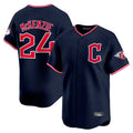 Kooe C.Guardians #24 Triston McKenzie Player Navy Limited Home Stitched Jerseys