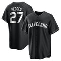 Kooe C.Guardians #27 Austin Hedges Player Black Home Game Stitched Jerseys