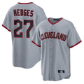 Kooe C.Guardians #27 Austin Hedges Player Gray Home Game Stitched Jerseys