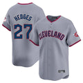 Kooe C.Guardians #27 Austin Hedges Player Gray Road Limited Home Game Stitched Jerseys