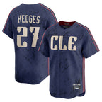 Kooe C.Guardians #27 Austin Hedges Player Navy City Connect Limited Home Stitched Jerseys
