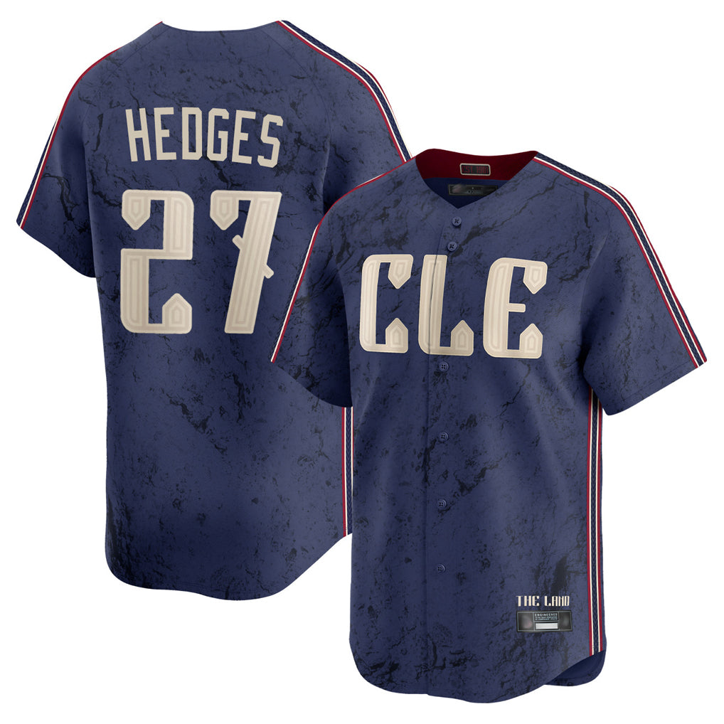 Kooe C.Guardians #27 Austin Hedges Player Navy City Connect Limited Home Stitched Jerseys