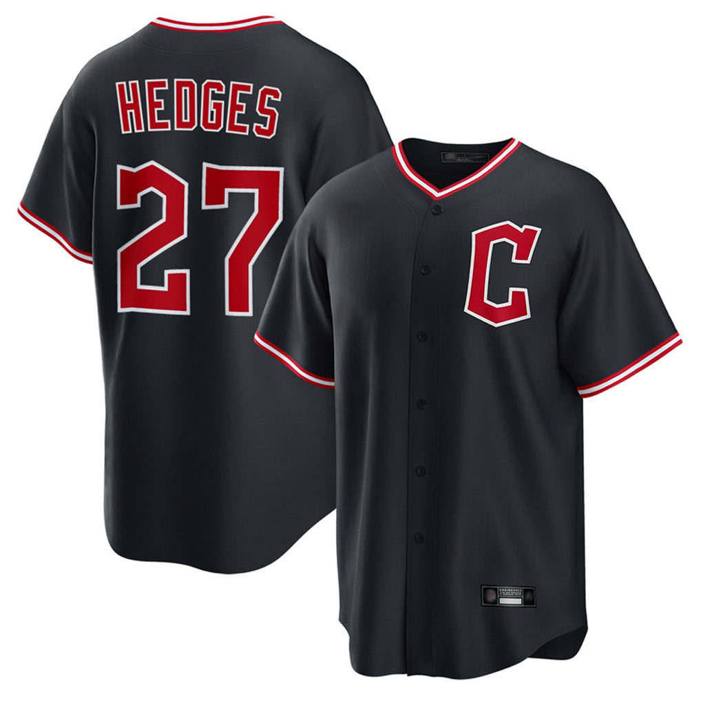 Kooe C.Guardians #27 Austin Hedges Player Navy Game Home Stitched Jerseys