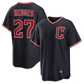 Kooe C.Guardians #27 Austin Hedges Player Navy Game Home Stitched Jerseys
