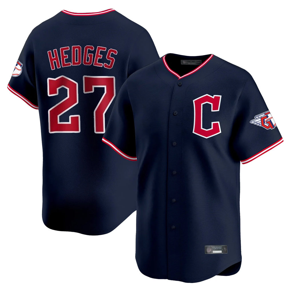 Kooe C.Guardians #27 Austin Hedges Player Navy Limited Home Stitched Jerseys