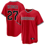 Kooe C.Guardians #27 Austin Hedges Player Red Home Game Stitched Jerseys